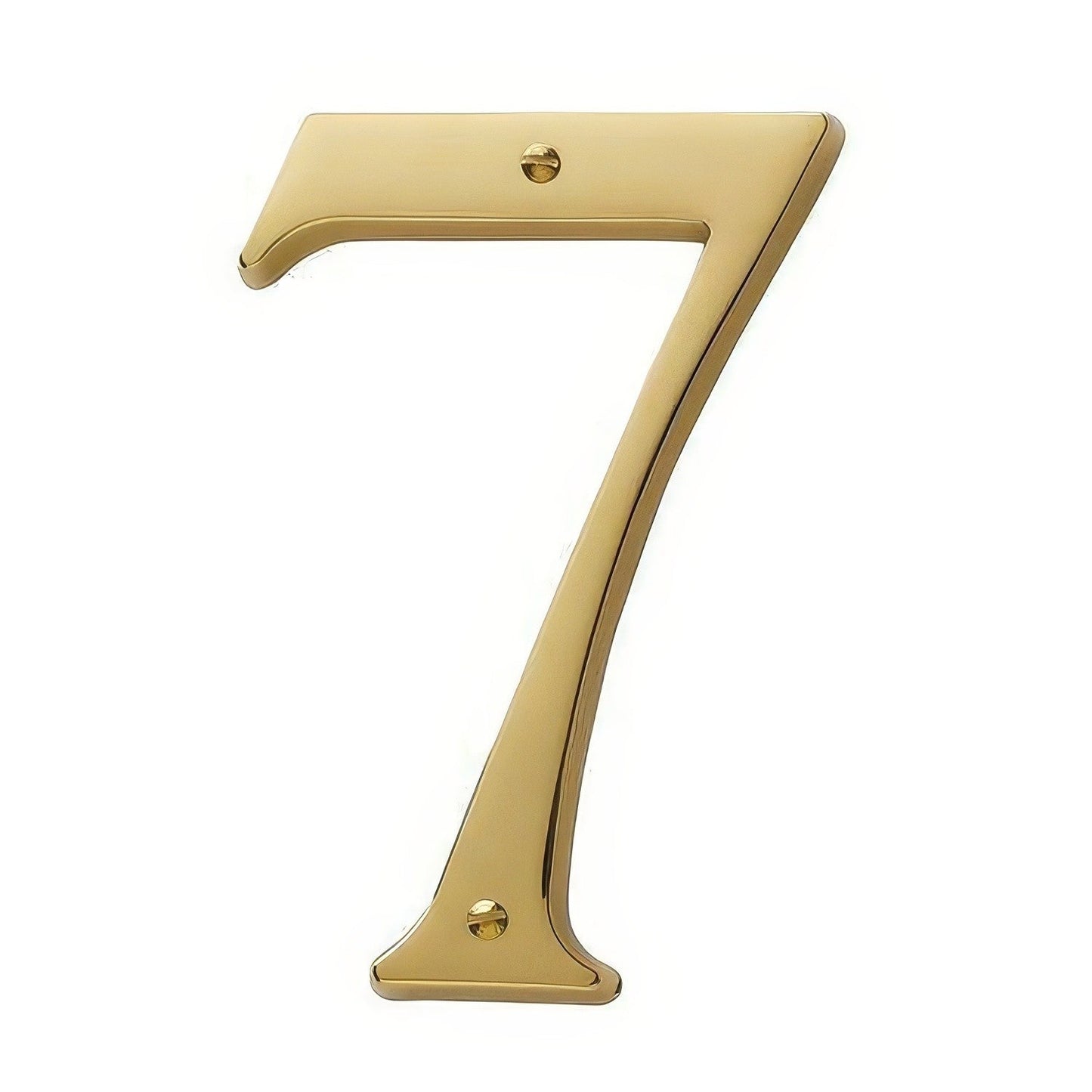 Baldwin 90677 Solid Brass House Number Seven