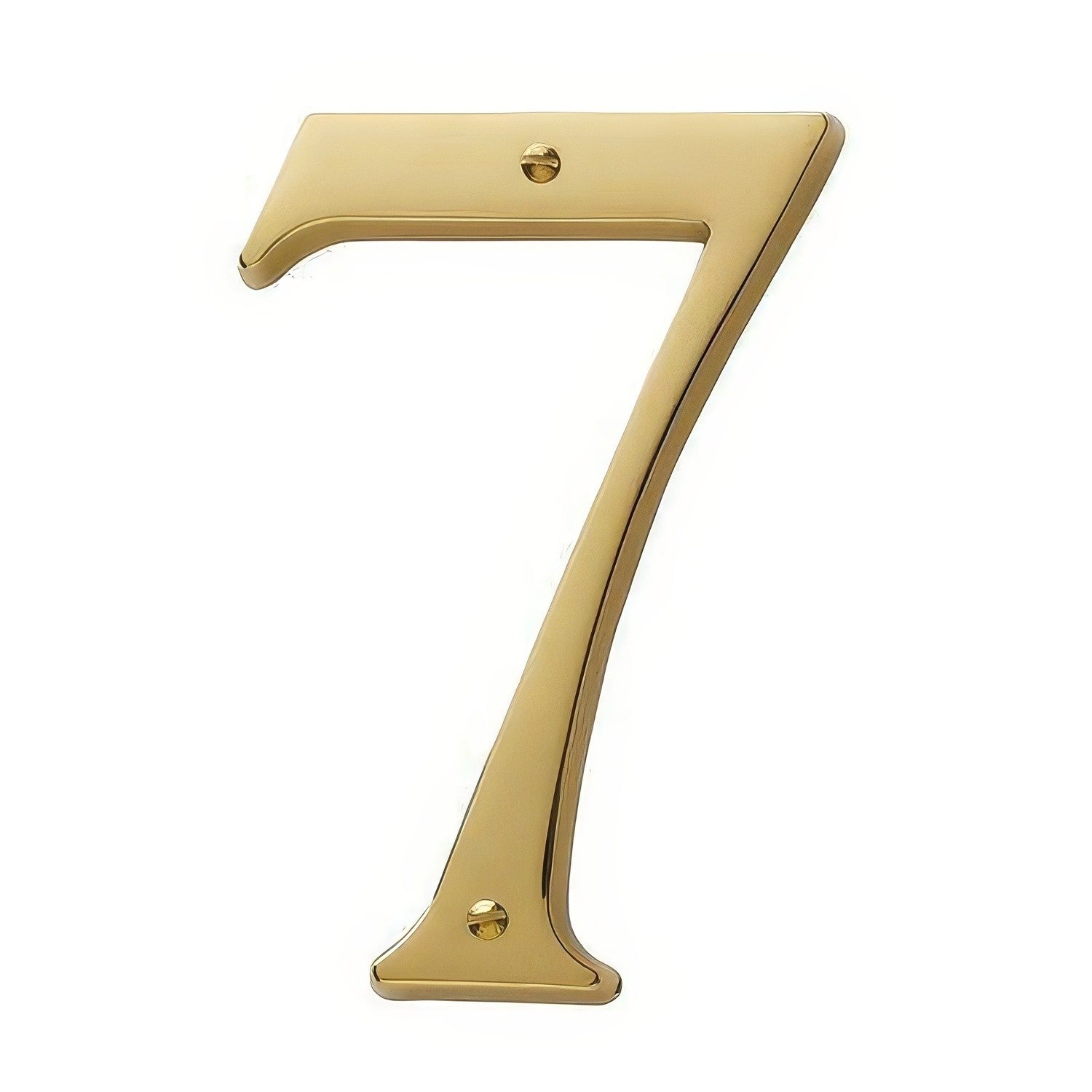 Baldwin 90677 Solid Brass House Number Seven