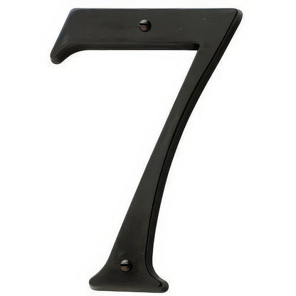 Baldwin 90677 Solid Brass House Number Seven