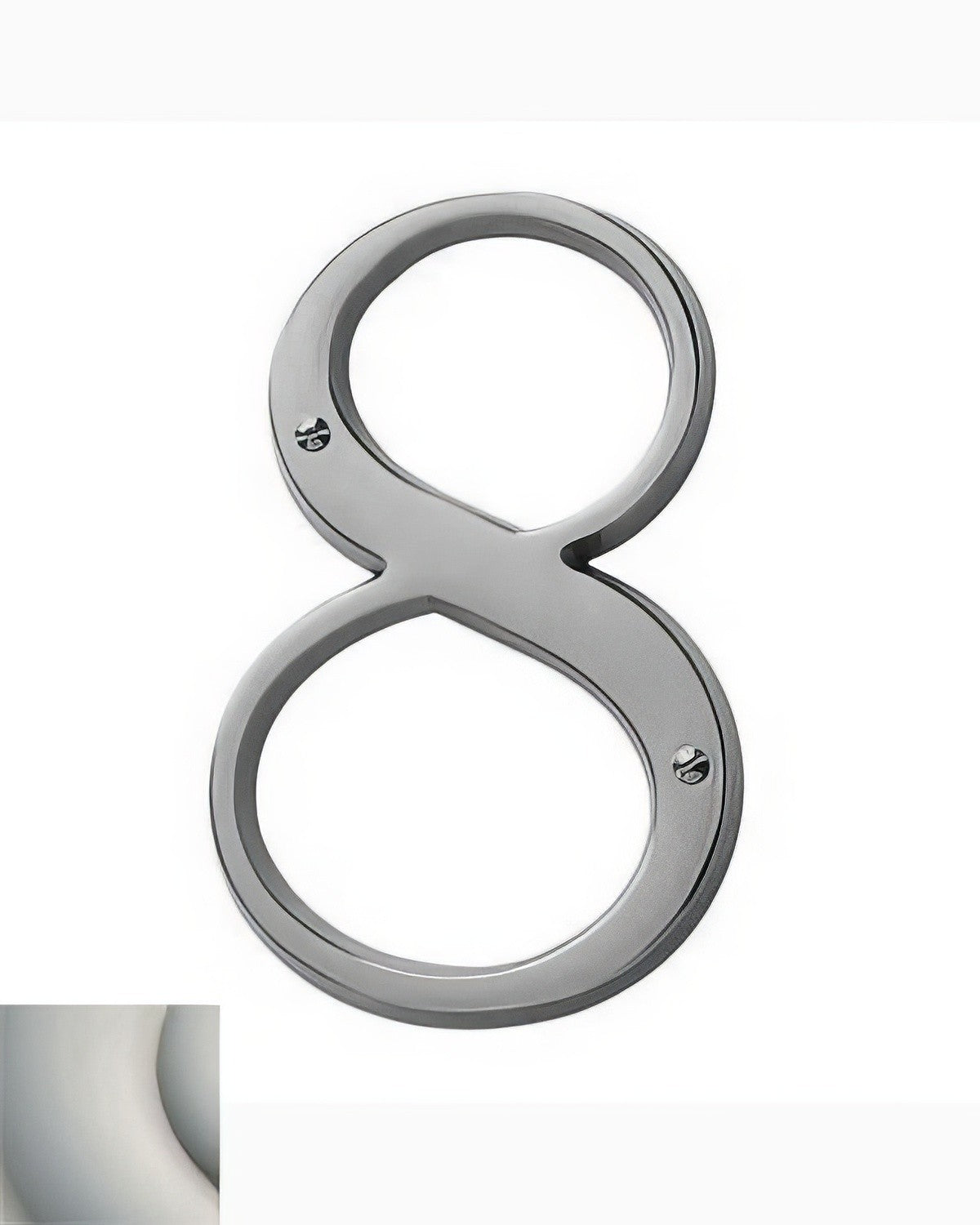 Baldwin 90678 Solid Brass House Number Eight