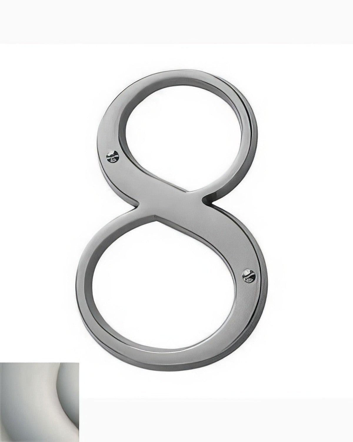 Baldwin 90678 Solid Brass House Number Eight.