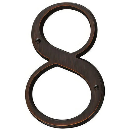 Baldwin 90678 Solid Brass House Number Eight.