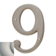 Baldwin 90679 Solid Brass House Number Nine.