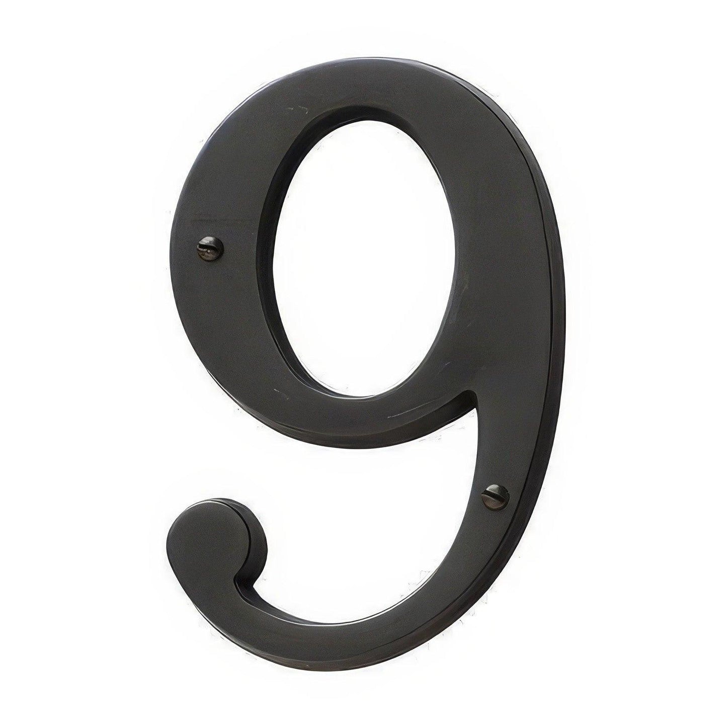 Baldwin 90679 Solid Brass House Number Nine.