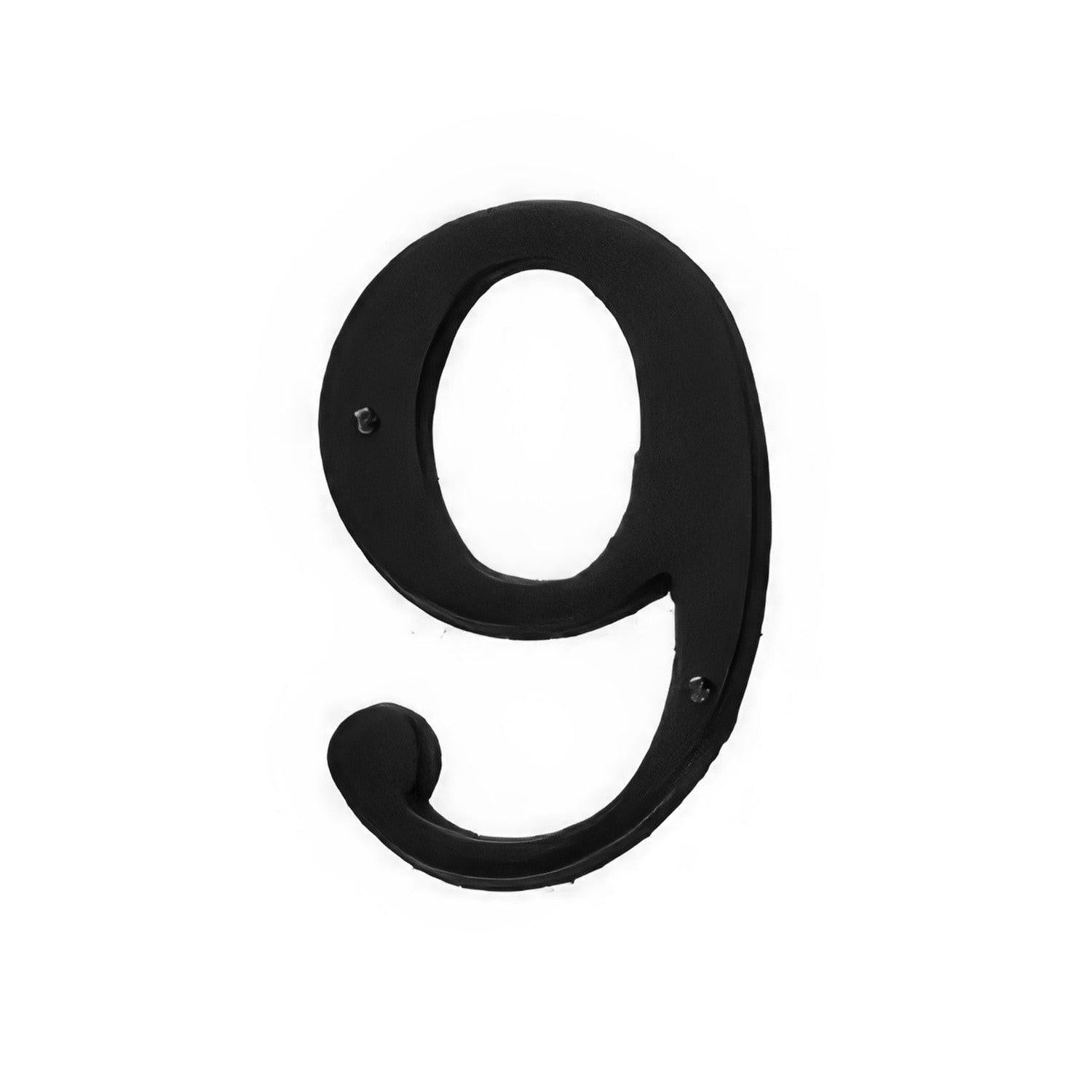 Baldwin 90679 Solid Brass House Number Nine.
