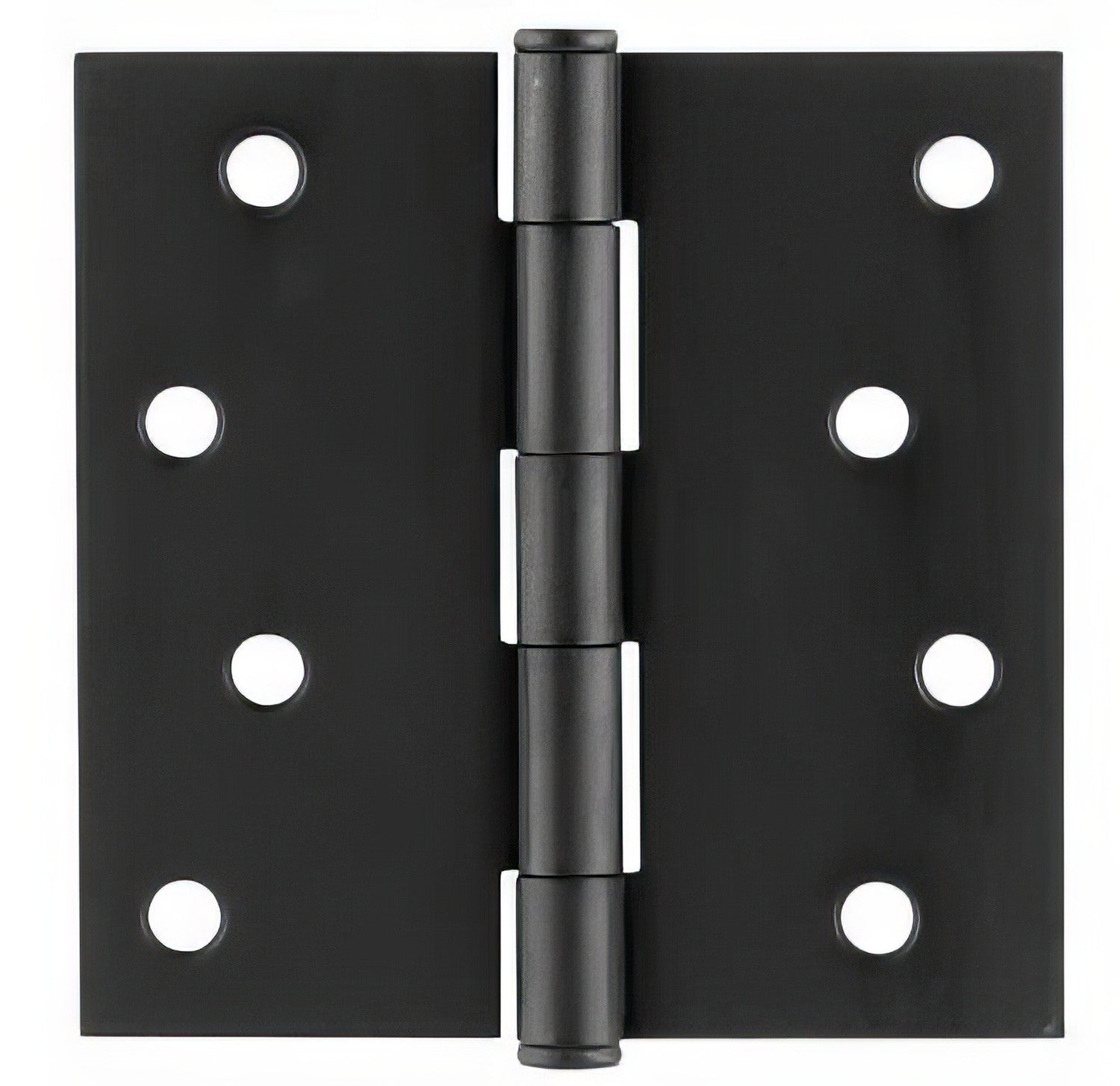 Emtek 4" x 4" Square Corner Plain Bearing Mortise Hinge - Pair