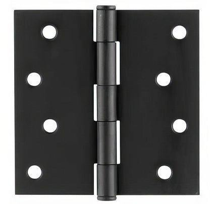 Emtek 4" x 4" Square Corner Plain Bearing Mortise Hinge - Pair