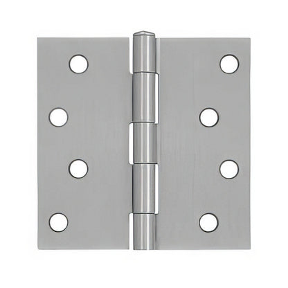 Emtek 4" x 4" Square Corner Plain Bearing Mortise Hinge - Pair