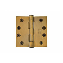 Emtek 4" x 4" Square Corner Plain Bearing Mortise Hinge - Pair