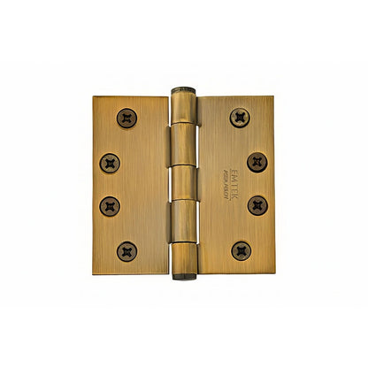Emtek 4" x 4" Square Corner Plain Bearing Mortise Hinge - Pair