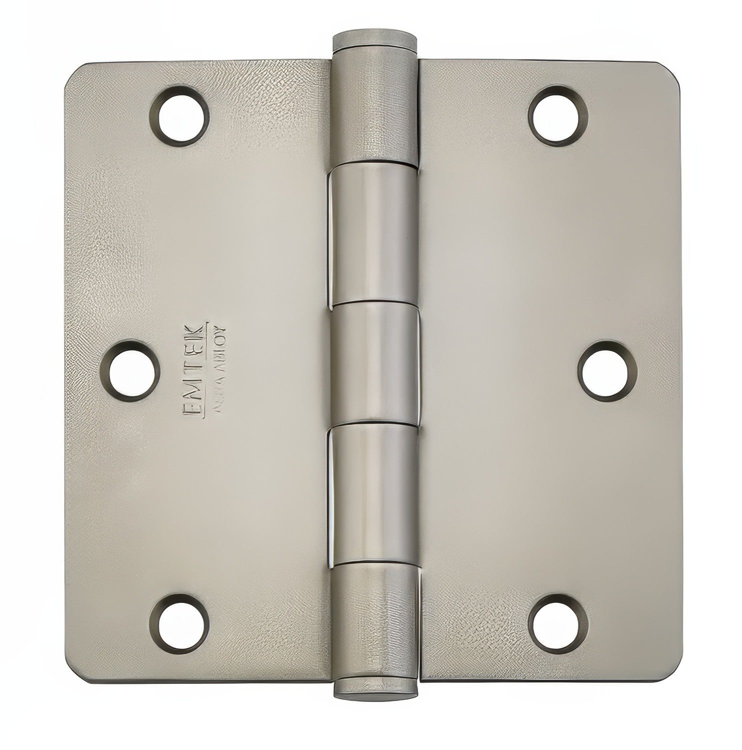 Emtek 91023US 3.5" x 3.5" Plain Bearing 1/4" Radius Corners Mortise Hinge - Pair