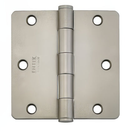 Emtek 91023US 3.5" x 3.5" Plain Bearing 1/4" Radius Corners Mortise Hinge - Pair
