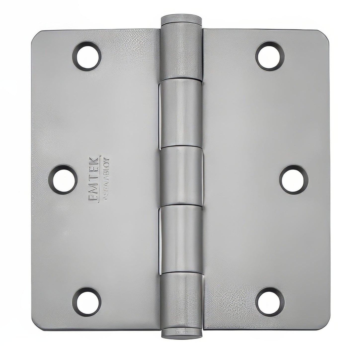 Emtek 91023US 3.5" x 3.5" Plain Bearing 1/4" Radius Corners Mortise Hinge - Pair