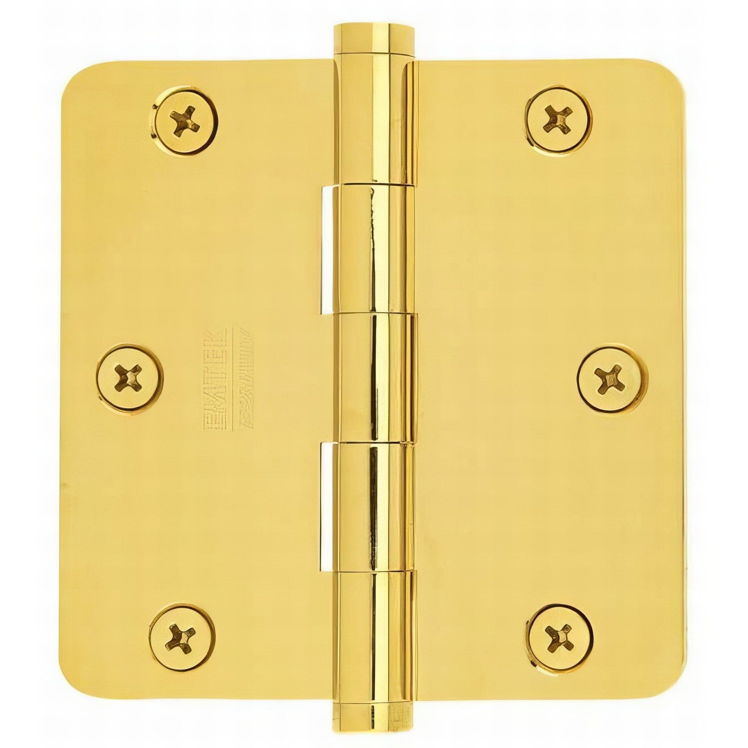 Emtek 91023US 3.5" x 3.5" Plain Bearing 1/4" Radius Corners Mortise Hinge - Pair