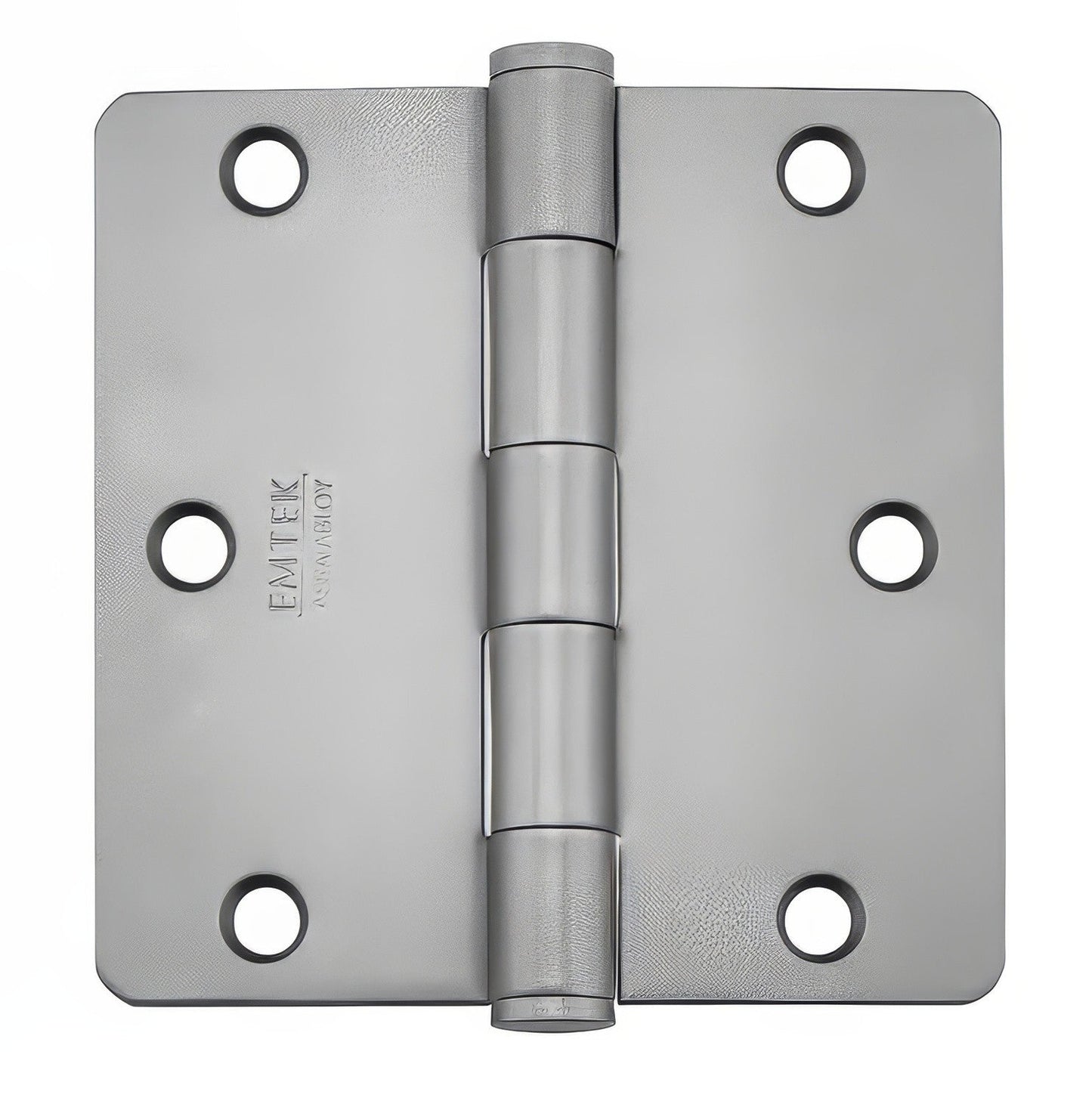 Emtek 91023US 3.5" x 3.5" Plain Bearing 1/4" Radius Corners Mortise Hinge - Pair