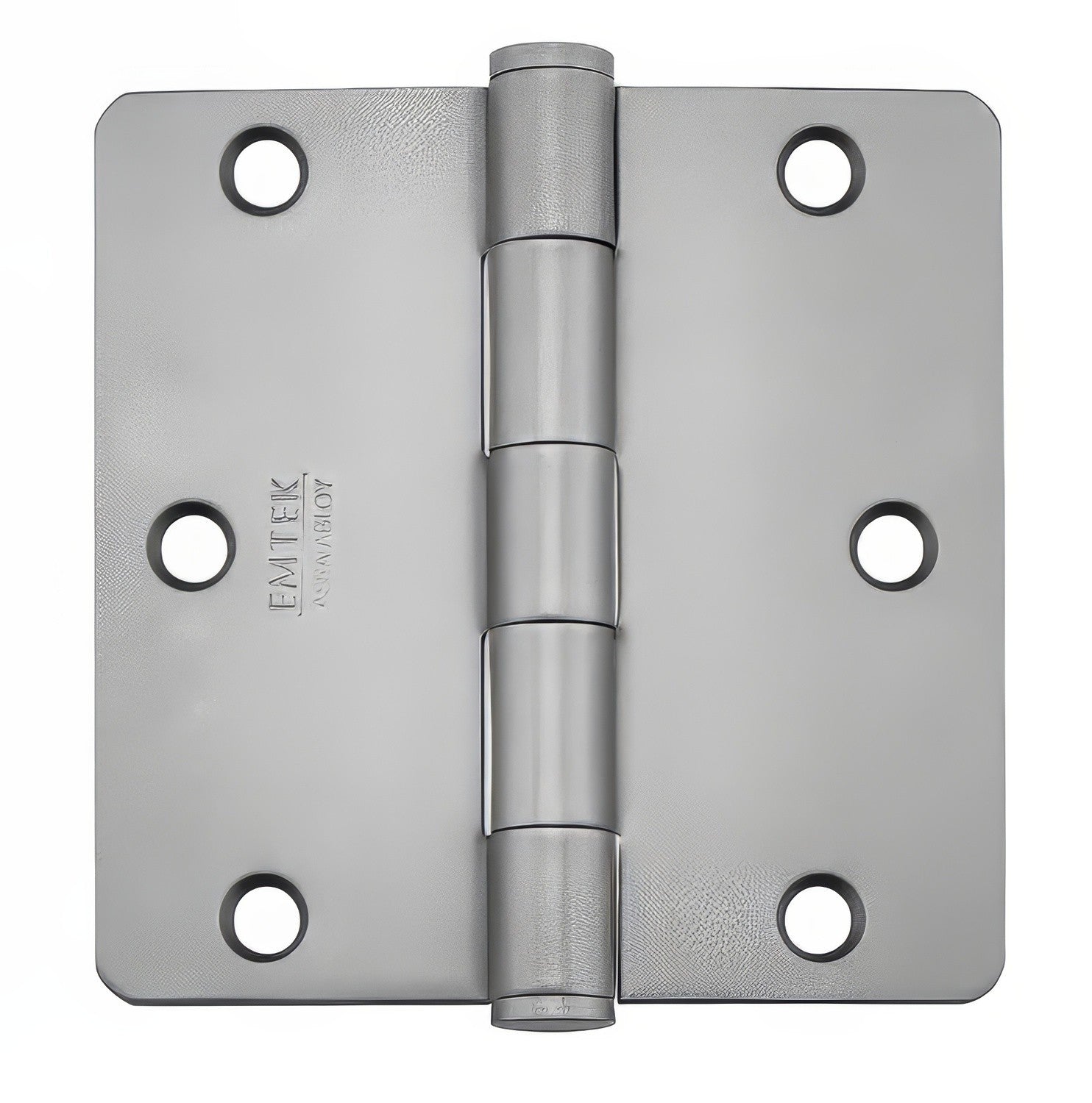 Emtek 91023US 3.5" x 3.5" Plain Bearing 1/4" Radius Corners Mortise Hinge - Pair