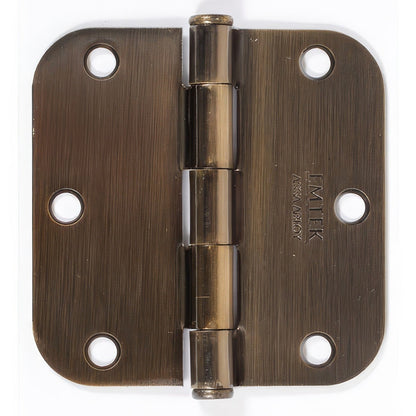 Emtek 91033US 3.5" x 3.5" Plain Bearing 5/8" Radius Corners Mortise Hinge - Pair