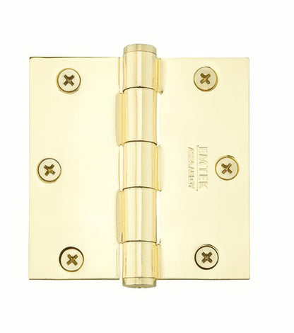 Emtek 92013US 3.5" x 3.5" Square Corner Plain Bearing Mortise Hinge - Pair