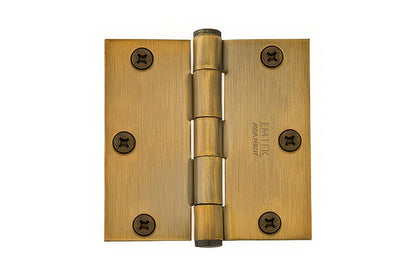 Emtek 92013US 3.5" x 3.5" Square Corner Plain Bearing Mortise Hinge - Pair