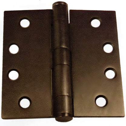 Emtek 92014US 4" x 4" Square Corner Plain Bearing Mortise Hinge - Pair