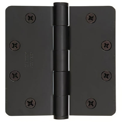 Emtek 92014US 4" x 4" Square Corner Plain Bearing Mortise Hinge - Pair