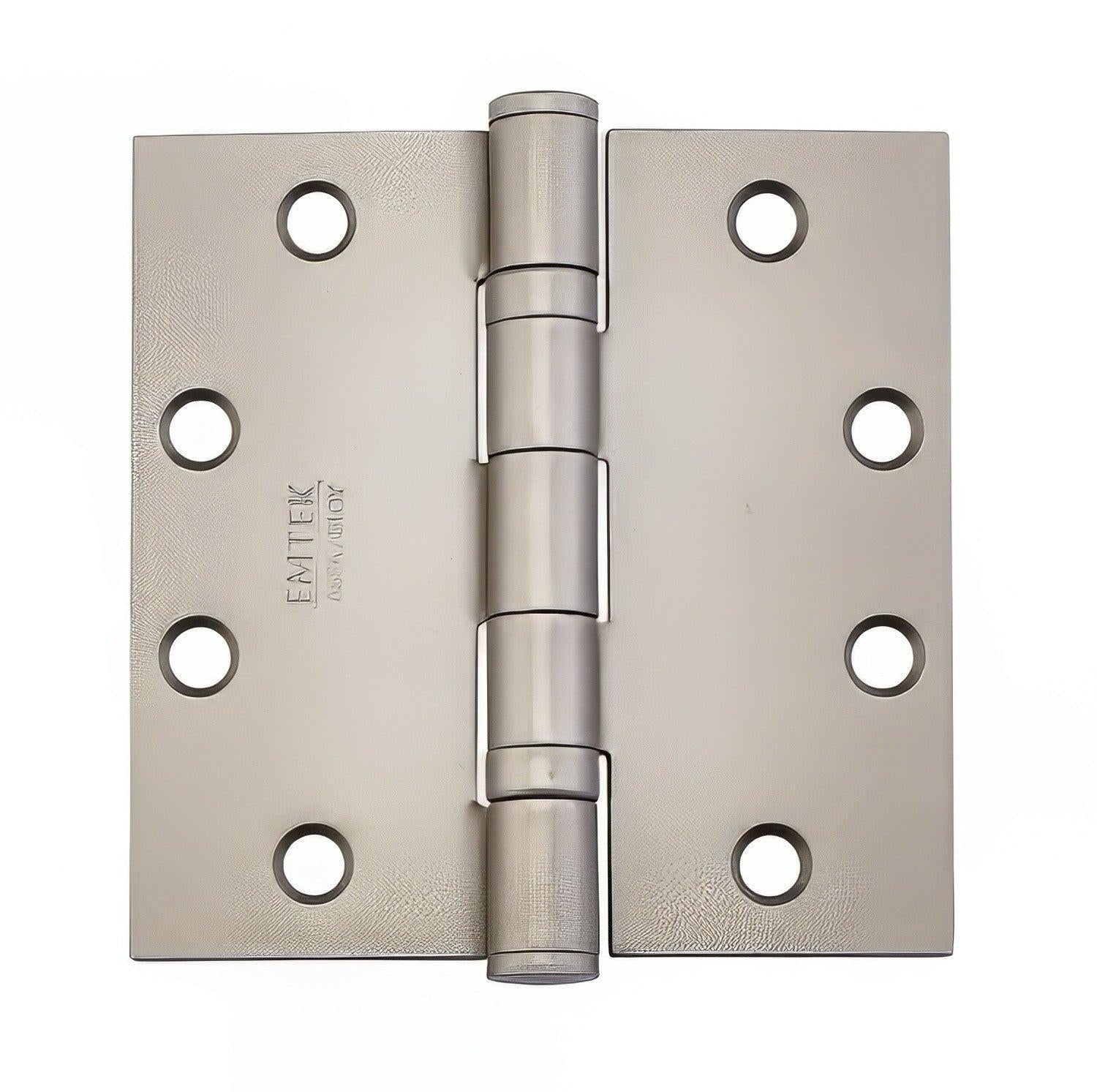 Emtek 92015US 4.5" x 4.5" Square Corner Plain Bearing Mortise Hinge - Pair.