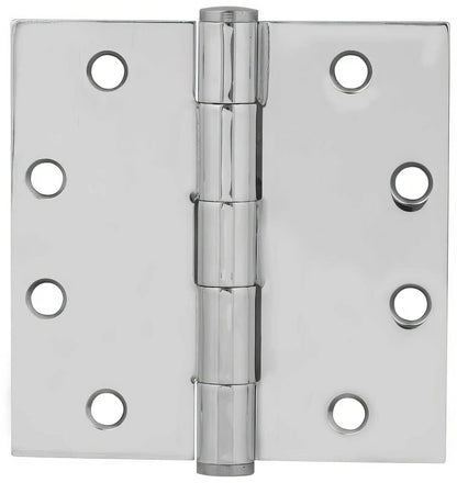 Emtek 92015US 4.5" x 4.5" Square Corner Plain Bearing Mortise Hinge - Pair.