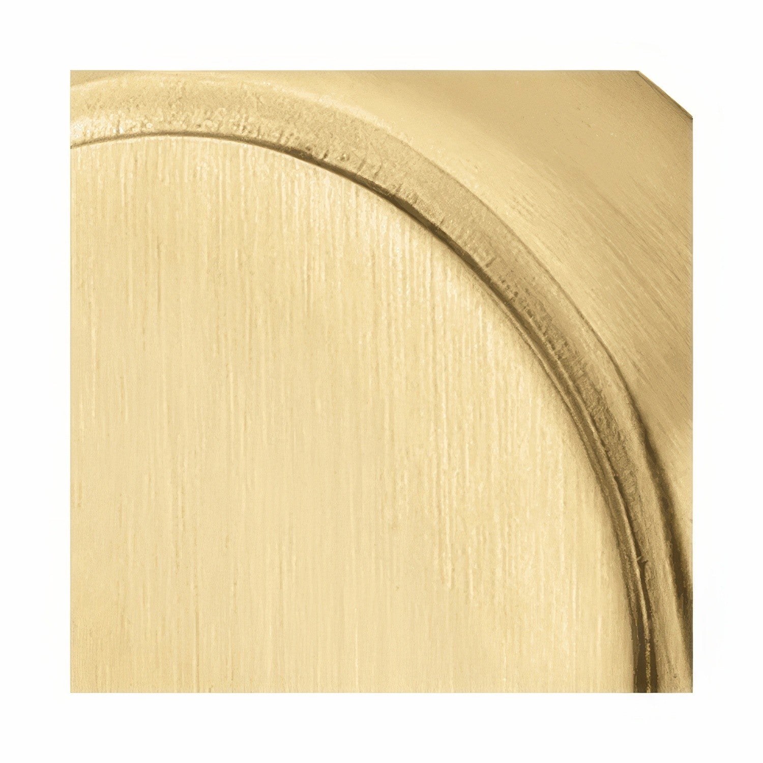 Emtek 92034US 4" x 4" Plated Steel Heavy Duty 5/8" Radius Round Corner Plain Bearing Hinges - Pair