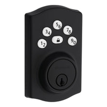 Kwikset 9240TRL-514 Traditional Powerbolt Electronic SmartCode Deadbolt with 4AL Latch and RCS Strike Matte Black Finish.