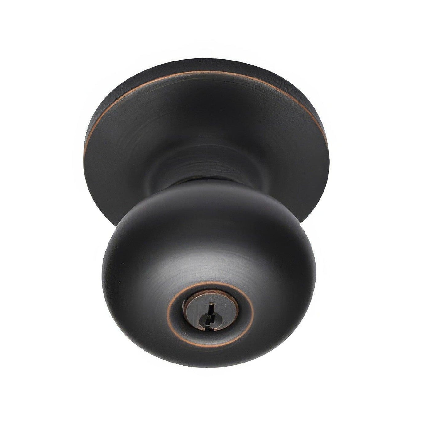 Better Home Products Noe Valley Mushroom Keyed Entry Door Knob.
