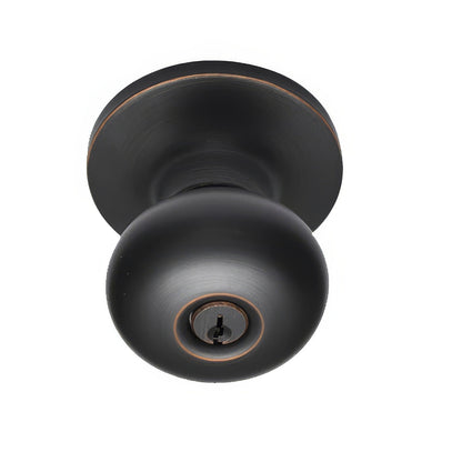Better Home Products Noe Valley Mushroom Keyed Entry Door Knob