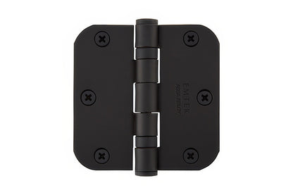 Emtek 94013US 3-1/2" x 3-1/2" Plated Steel Heavy Duty Square Corner Ball Bearing Hinges - Pair.