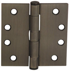 Emtek 4.5" x 4.5" Square Corner Ball Bearing Mortise Hinge - Pair
