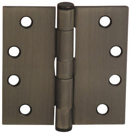 Emtek 4.5" x 4.5" Square Corner Ball Bearing Mortise Hinge - Pair