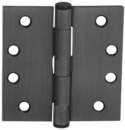 Emtek 4.5" x 4.5" Square Corner Ball Bearing Mortise Hinge - Pair