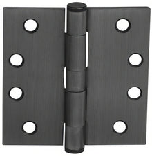 Emtek 4.5" x 4.5" Square Corner Ball Bearing Mortise Hinge - Pair