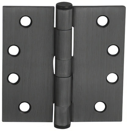 Emtek 4.5" x 4.5" Square Corner Ball Bearing Mortise Hinge - Pair