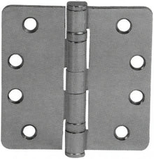Emtek 4" x 4" Ball Bearing 1/4" Radius Corners Mortise Hinge - Pair.