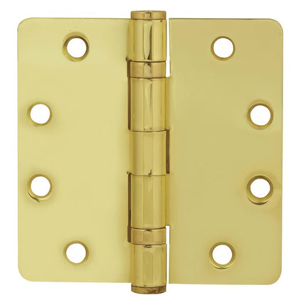 Emtek 4.5" x 4.5" Ball Bearing 1/4" Radius Corners Mortise Hinge - Pair