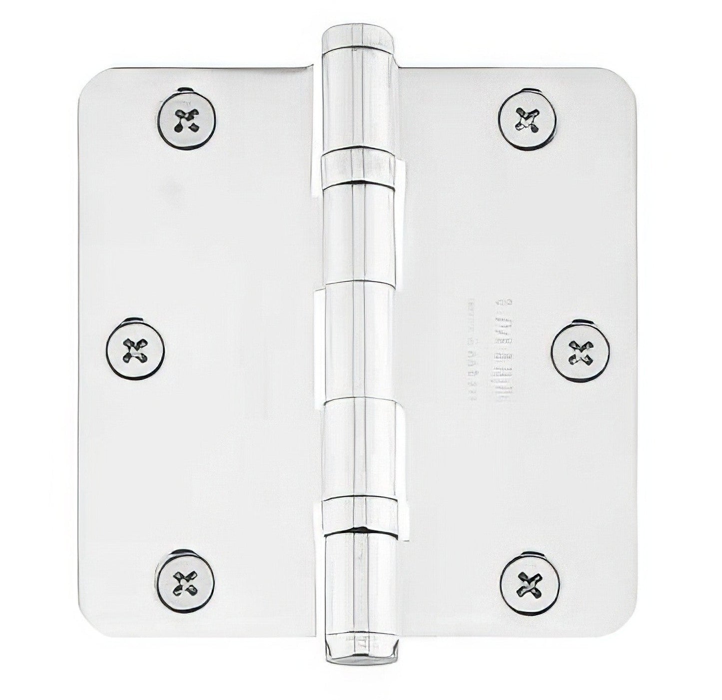 Emtek 3.5" x 3.5" Ball Bearing 5/8" Radius Corners Mortise Hinge - Pair