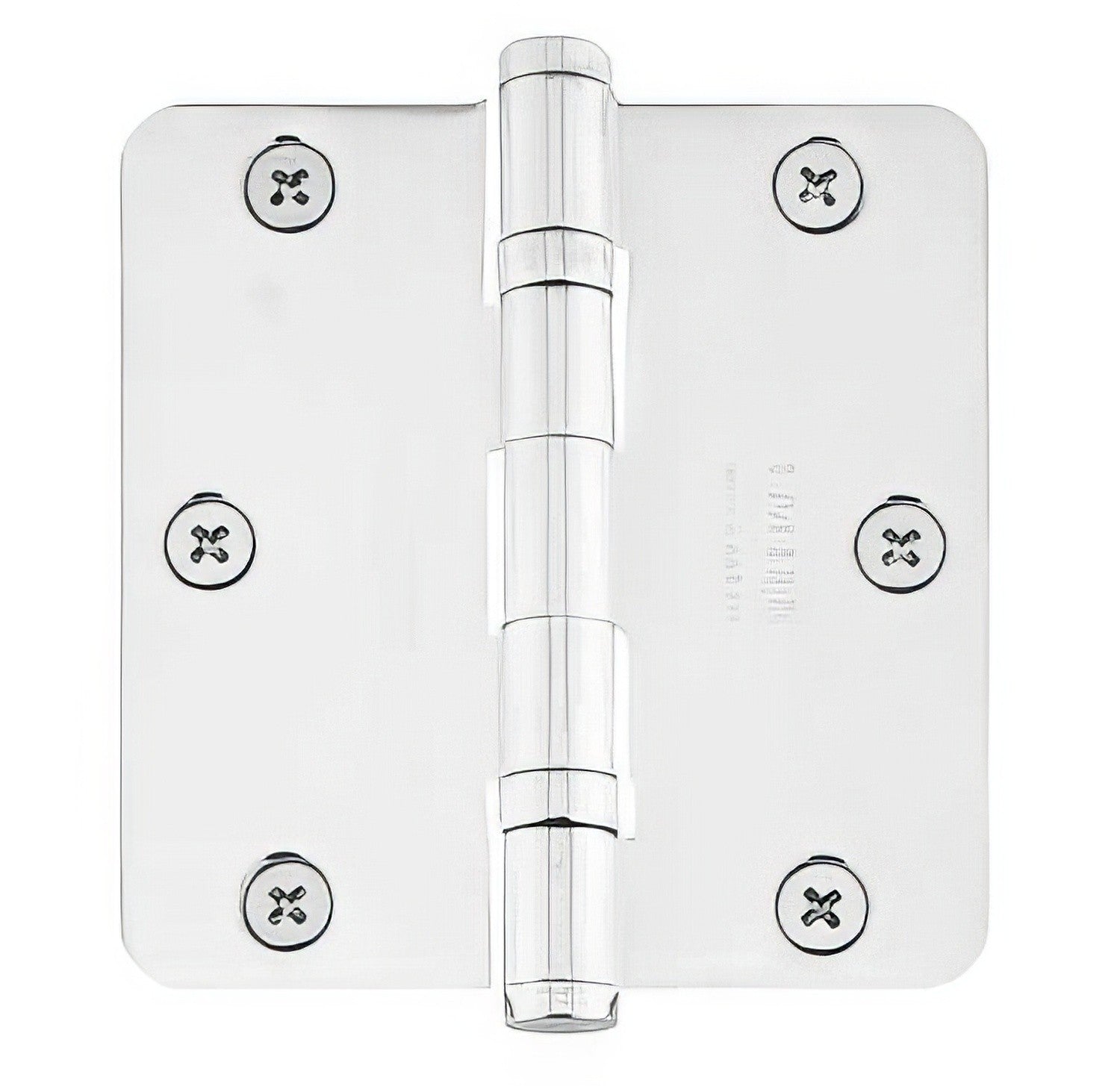 Emtek 3.5" x 3.5" Ball Bearing 5/8" Radius Corners Mortise Hinge - Pair