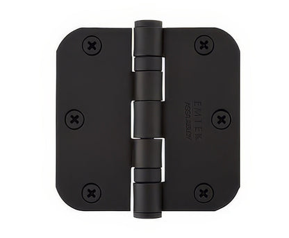 Emtek 3.5" x 3.5" Ball Bearing 5/8" Radius Corners Mortise Hinge - Pair