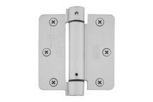 Emtek 3.5" x 3.5" Spring Mortise Hinge with 1/4" Radius Corners - Pair NRP