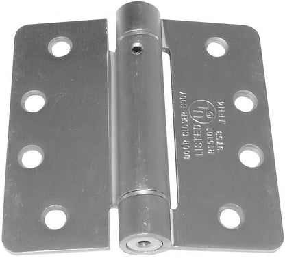Emtek 4" x 4" Spring Mortise Hinge with 1/4" Radius Corners - Pair NRP