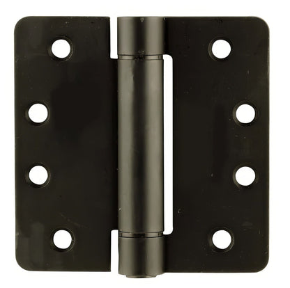 Emtek 4" x 4" Spring Mortise Hinge with 1/4" Radius Corners - Pair NRP