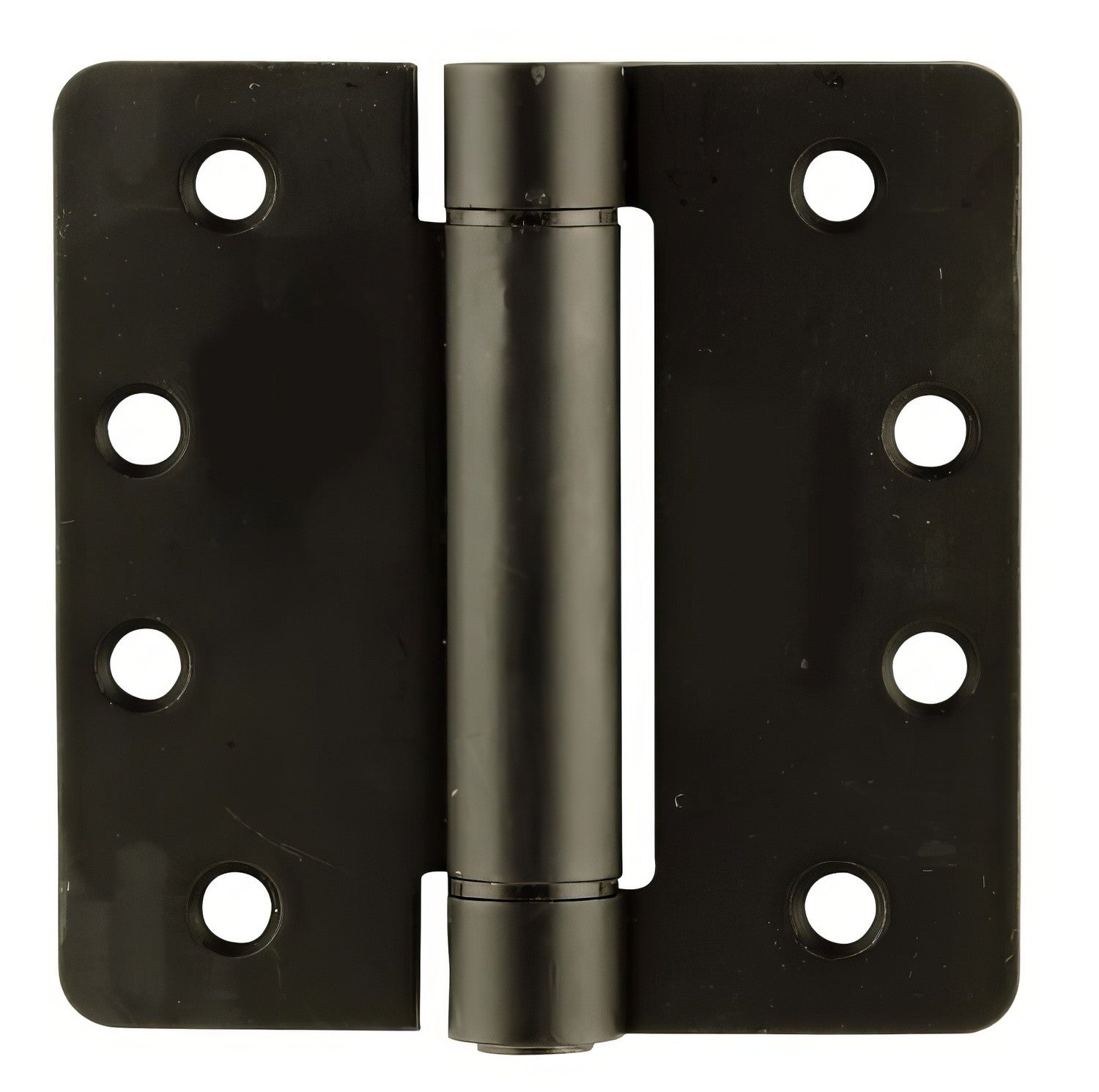 Emtek 4" x 4" Spring Mortise Hinge with 1/4" Radius Corners - Pair NRP
