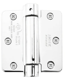 Emtek 3.5" x 3.5" Spring Mortise Hinge with 5/8" Radius Corners - Pair NRP