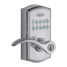 Kwikset 955PML-26DS Pembroke Lever Commercial Grade Electronic Smartcode Lever Lock with SmartKey Satin Chrome Finish.
