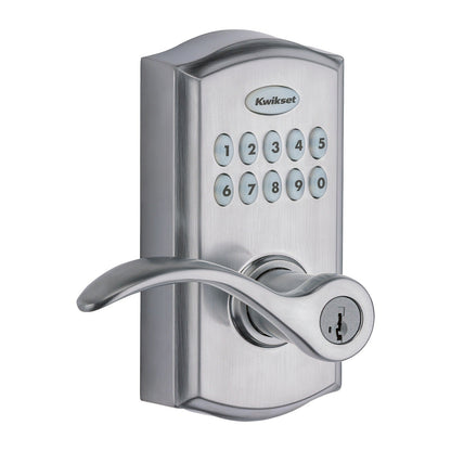 Kwikset 955PML Pembroke Smartcode Electronic Keypad Door Lever