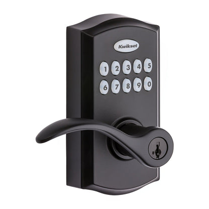 Kwikset 955PML Pembroke Smartcode Electronic Keypad Door Lever